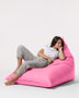 Atelier Del Sofa Pouf Grande Big Bed Rosa Exterior Impermeable Jardin 145x90x35cm